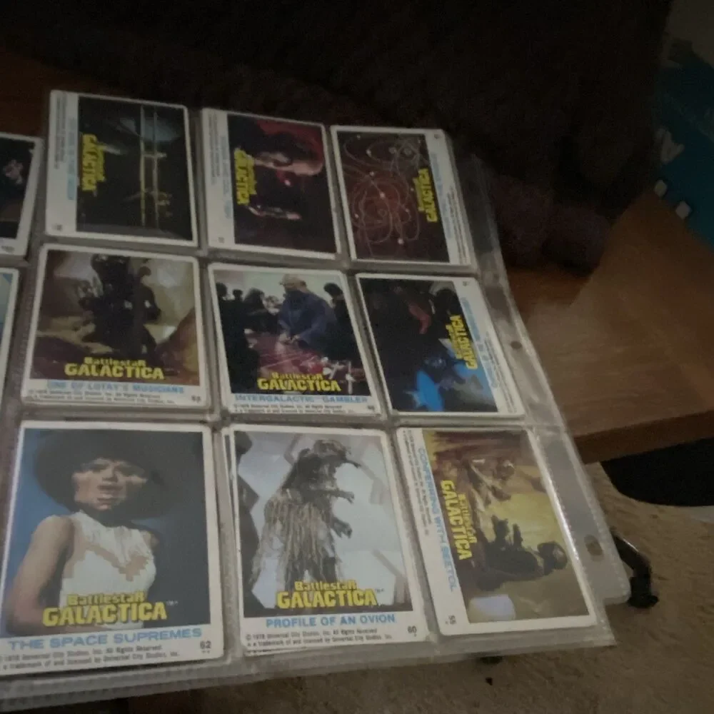 Battlestar Galactica Topps 1978 Non-Sport Trading Cards Lot 36 Base Set